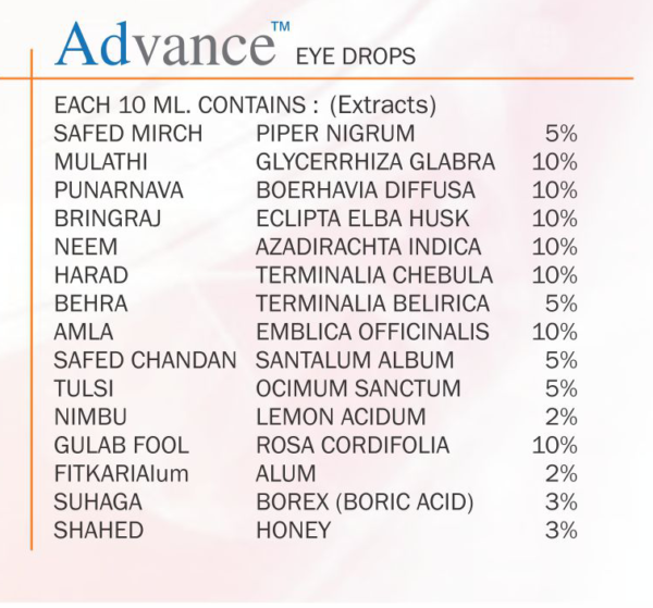 ADVANCE EYE DROPS