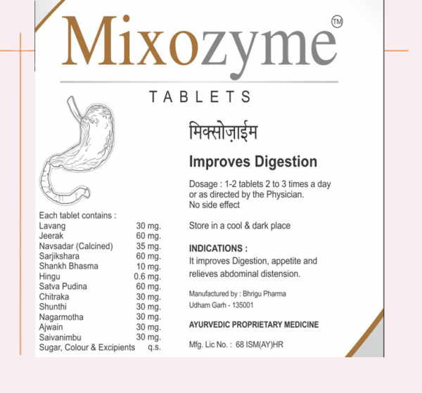 MIXOZYME Tablets